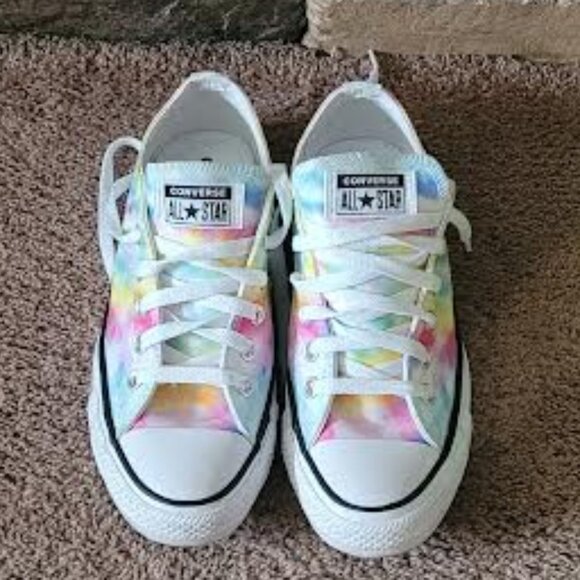 Converse All Star Low Tie Dye Sneakers Pastel - W 7.5 EUR 38 - Picture 6 of 13